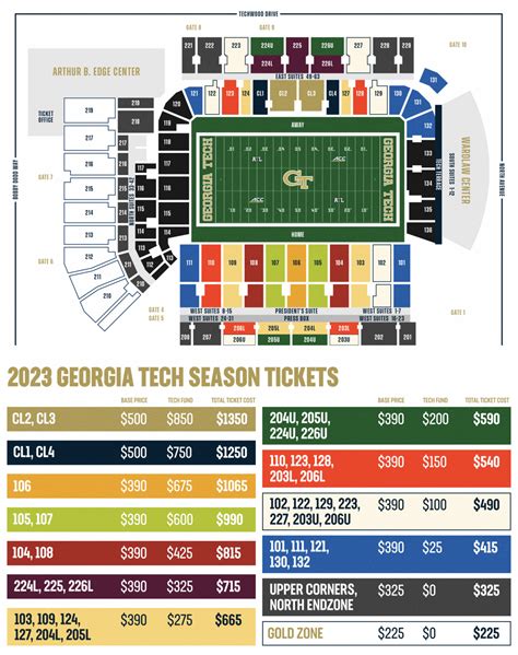 Tech Football Tickets Single Game