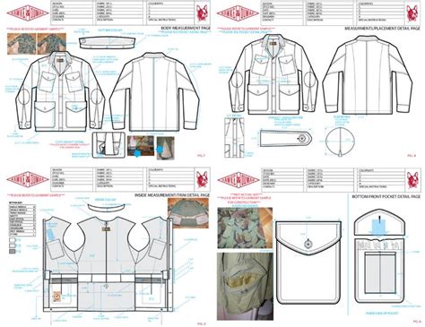 Tech Pack Samples by Bruce Johnson at in 2020 Tech pack