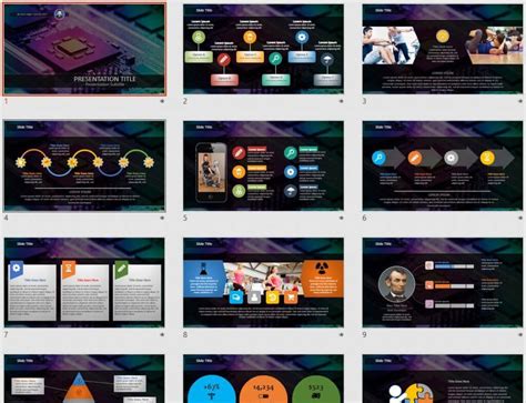 Tech Template Magdalene Project Within High Tech Powerpoint Template