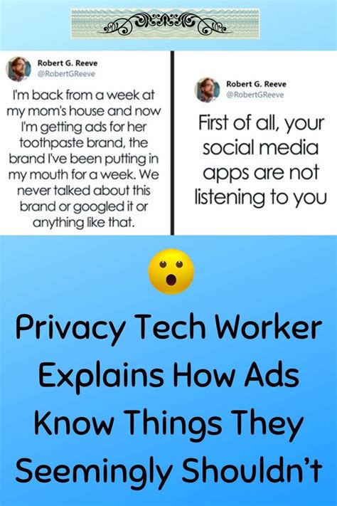Tech Worker Explains How Ads Know Things They Shouldn t 