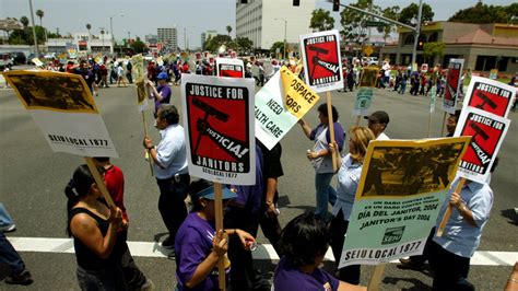 Tech industry layoffs lead janitors to protest Silicon Valley working conditions