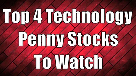 Tech penny stocks. Things To Know About Tech penny stocks. 