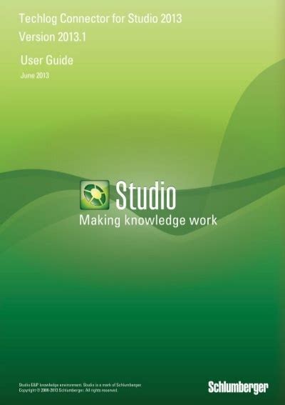 Techlog connector for studio 2013 user guide. - Study guide answers for leccion 7 imagina.