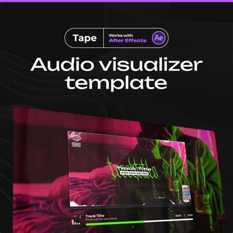 Technical Audio Visualizer In After Effects After Effects Tutorial Free Template Youtube