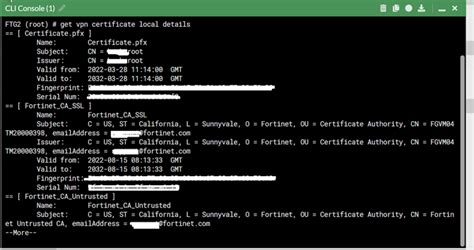 Technical Tip: Renew Certificate Expired on FortiGate