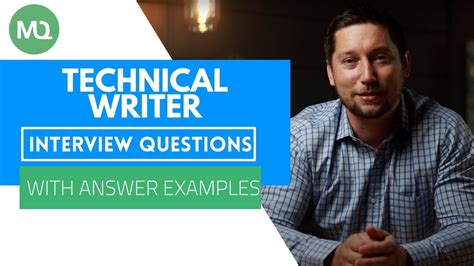 Technical Writer Interview Questions with Sample Answers