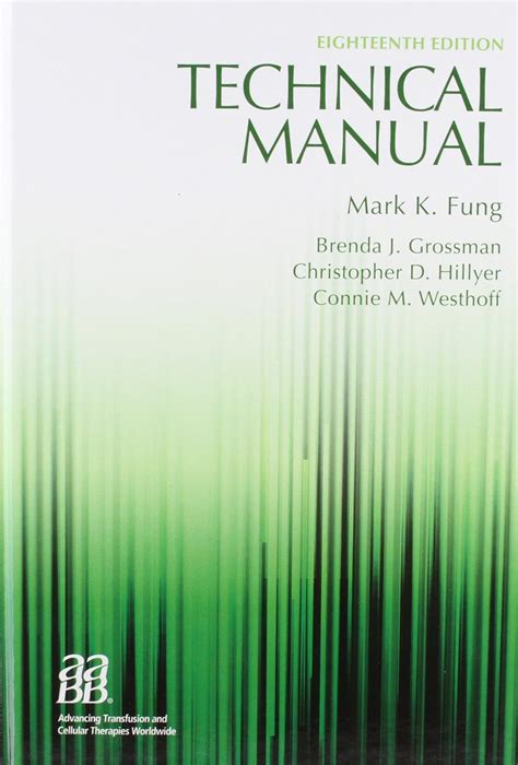 Technical manual 18th edition technical manual of the american assoc of blood banks. - Manual opel corsa c limba romana.