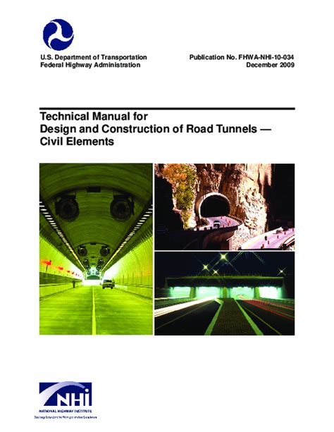 Technical manual design and construction of road tunnels. - Le château à la langue pendue : [château de dully].