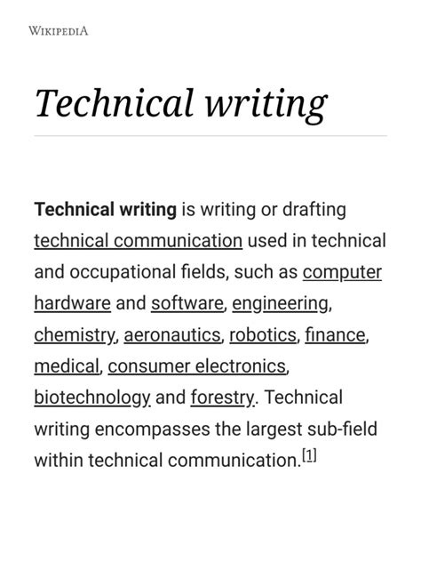 Technical writing - Wikipedia