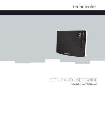 Technicolor TG788VN User Manual