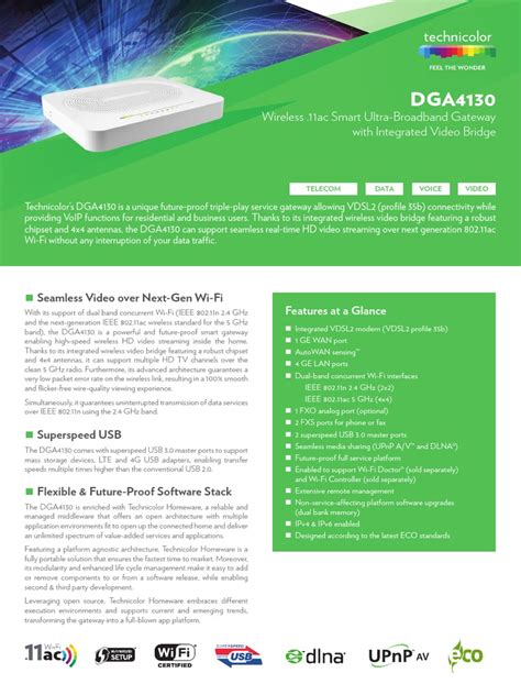 Technicolor router spec.  From parental controls to guest networks, Tech...