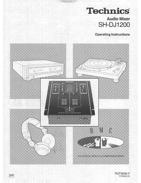 Technics service manual for model sh dj1200 audio mixer. - Histoire de la congrégation de saint maur..