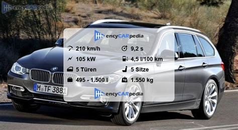 Technische Daten BMW 3er-Reihe Touring. 318d - Autokosten