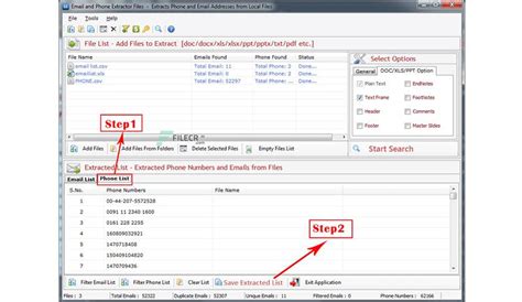 TechnoCom Email and Phone Extractor Files 5.2.6.32 with Crack