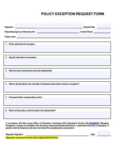 Technology Exception Request Templates The City of Portland, Oregon