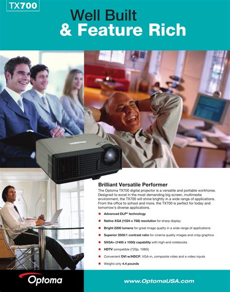 Technology Projector Manual Optoma Users