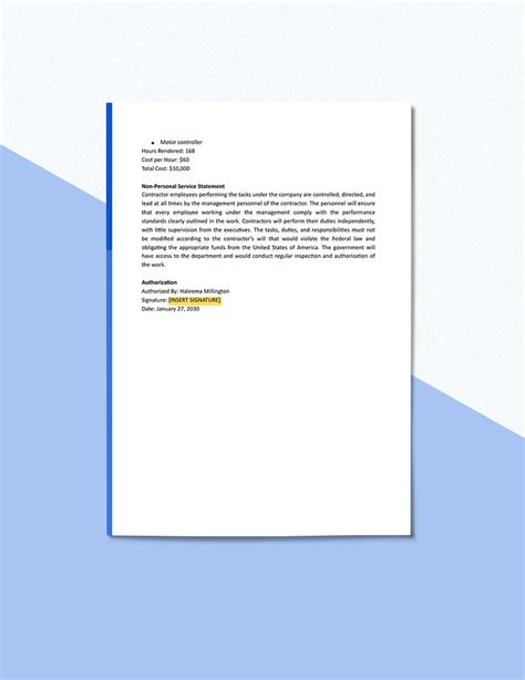Technology Statement of Work Template [Free PDF] Google Docs, Word