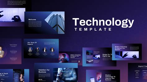 Technology google slides template.  Download technology PowerPoint, Keynote, Goo...