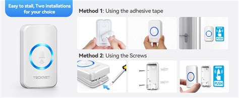 Tecknet doorbell chime list.  What the period of coverage is.  The IP65...