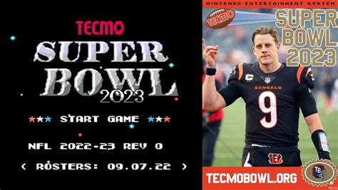 Tecmo Super Bowl 2023