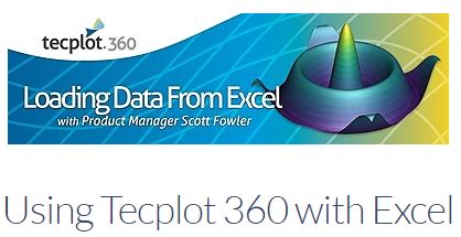 Tecplot preplot.  Excel Add-In - Allows you to load Excel spreadsheet d...