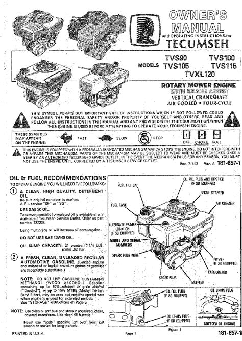 Tecumseh 4 hp engine manual tvs100. - Questions de test de sécurité de laboratoire réponses.
