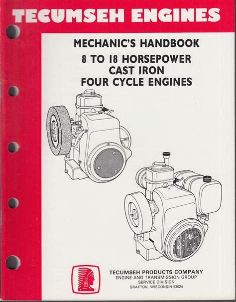 Tecumseh 8hp 18hp cast iron four cycle engines full service repair manual. - Ichthyotomus sanguinarius eine auf aalen schmarotzende annelide.