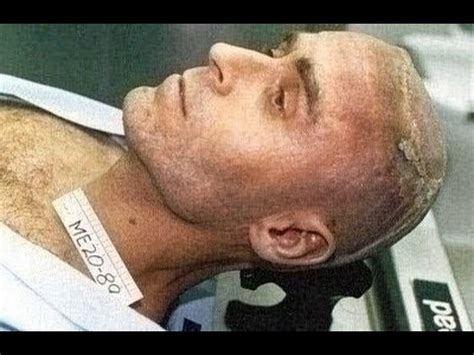 Back in the death chamber, Bundy was strapped into the electric chair; the leather straps were tightened around his arms, legs, waist, and chest. He glanced towards his attorney, James Coleman, and then Minister Fred Lawrence, who had counselled him in the lead up to the execution. . 
