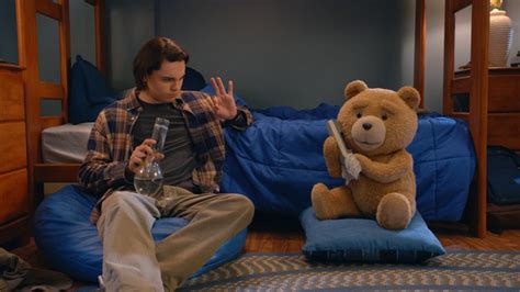 Ted tv show. Ted (stylized as ted) is a 2024 live-action/animated hybrid comedy television series created by Seth MacFarlane based off his 2012 film of the same name.MacFarlane reprises his role as Ted and is joined by Alanna Ubach, Scott Grimes, Max Burkholder, and Giorgia Whigham.. Serving as a prequel to the films, the series follows sentient teddy bear Ted as he grows up with his best … 