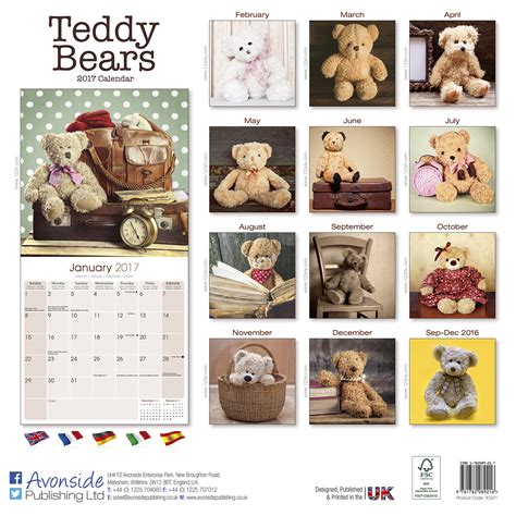 Teddy Bear Calendar