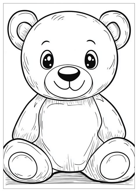 Teddy Bear Coloring Shee