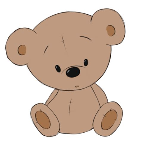 Teddy Bear Easy Drawing