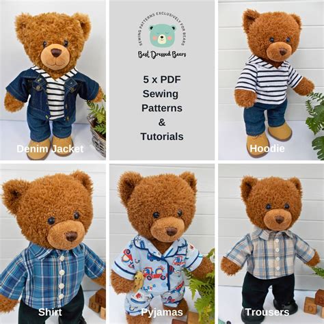 Teddy bear clothes patterns uk. .  ...