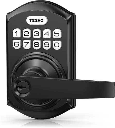 It enables remote unlocking by generating an unlocking code, even without an internet connection. This allows you to generate the unlocking PIN anytime and anywhere. ... TEEHO TE002K Fingerprint Door Lock Set - Keyless Entry Door Lock with Handle - Door Knob with Keypad Deadbolt - Smart Locks for Front Door - Auto Lock - No Need App - Easy .... 