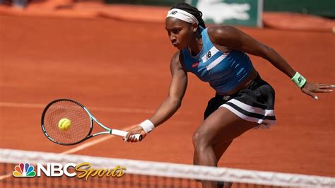 Teen Coco Gauff rallies past 16-year-old Russian Mirra Andreeva at the French Open
