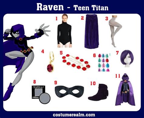 Teen Titans Raven Costume Guide - GO GO COSPLAY