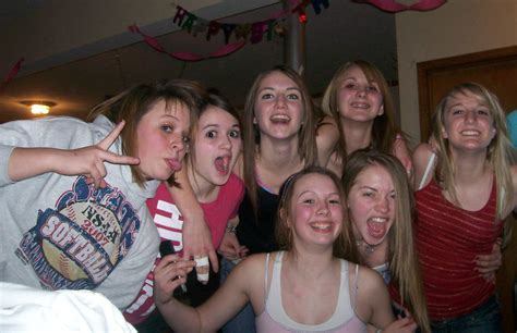 Teen bra party. .  ...