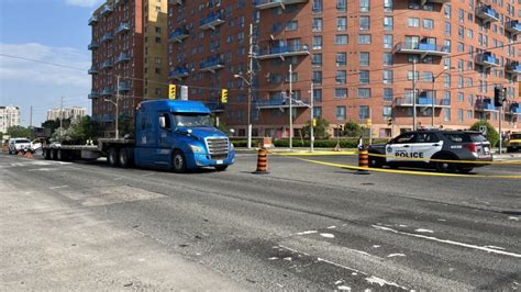 Teen girl critically injured after being struck by truck in Rexdale