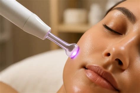 Teen girlfriends facial.  The high frequency treatment Teens can definit...