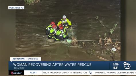 Teen in rushing waters rescued from San Luis Rey River