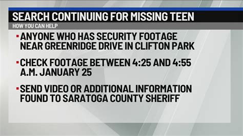 Teen reported missing out of Clifton Park
