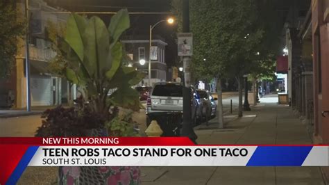 Teen robs south St. Louis taco stand, charged with first-degree robbery