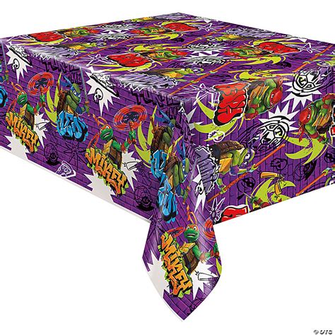 Teenage Mutant Ninja Turtles Plastic Tablecloth, 84" x 54