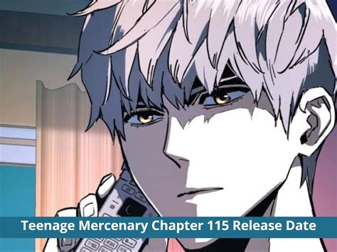 Teenage mercenary ch 115. At the age of eight, Ijin Yu lost his parents in a plane crash and became stranded in a foreign land, forced to become a child mercenary in order to stay alive. He returns home ten years later to be reunited with his family in Korea, where food and shelter are plenty and everything seems peaceful. But Ijin will soon learn that life as a teenager is a whole other feat of survival. With only one ... 