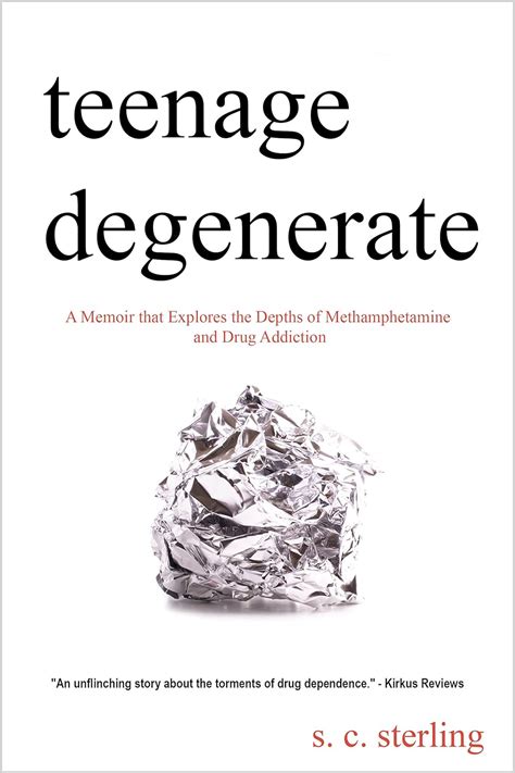 Read Online Teenage Degenerate A Memoir That Explores The Depths Of Methamphetamine And Drug Addiction By Sc Sterling