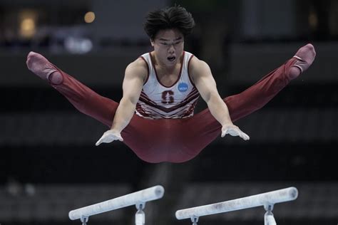 Teenager Asher Hong takes narrow lead after first day of U.S. men’s gymnastics championships