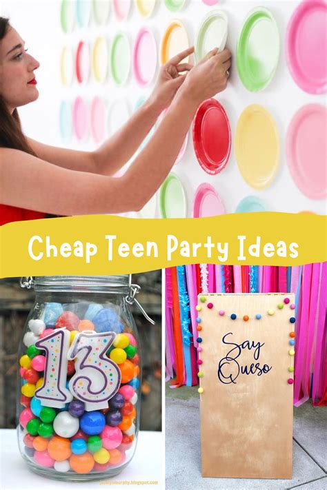 Teenager birthday ideas. Inexpensive Birthday Cake Ideas for Teens: 10. Chocolate cake. Make a classic chocolate cake and decorate with chocolate frosting and sprinkles. 11. Cookie cake. Cookie cakes are a great affordable alternative to buying a cake. Simply make cookie dough and spread it on a baking tray without making it into balls. 12. 