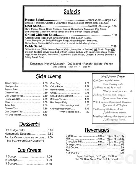 Teens and deens country kitchen menu. Teens & Deens Country Kitchen: What an awesome place off in the country - See 6 traveler reviews, 9 candid photos, and great deals for Taylorsville, NC, at Tripadvisor. 