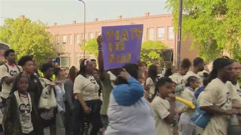 Teens hold march demanding change for Black, brown women reported missing