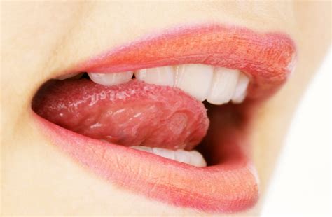 Teeth too sharp cutting tongue.  Some people have naturally sensitive teeth a...